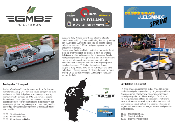 Rally Jylland folder 11-12. august 2023